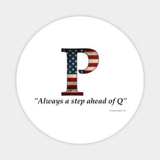 P-Anon, because Patriot doesn't begin with the letter "Q" Magnet